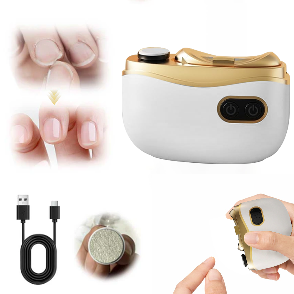 Hjmeta®🎁2-in-1 Electric Nail Clipper & Polisher ✨ Universal automatic nail file for adults and children👶