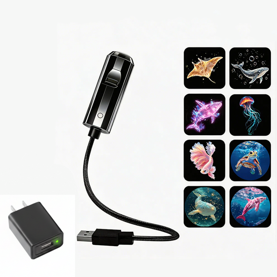 Plug-and-Play HD Galaxy & Ocean Projector Night Lightš„³50,000+ Happy Users
