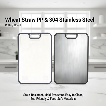 Hjmeta® 5-in-1 Titanium Cutting Board Set – Large 16×11" Prep Board
