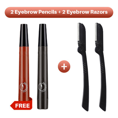 Hjmeta®🎁Buy 1 Get 1 Free🔥Waterproof Four-tip Beard and Eyebrow Pen✨