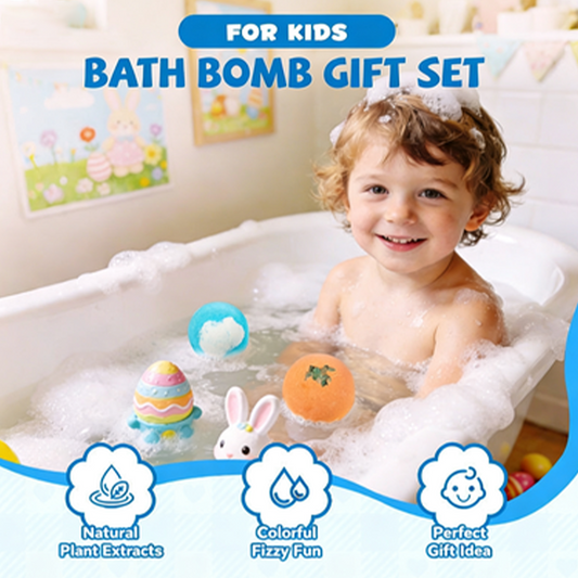 Hjmeta®12-Piece Bath Bomb Gift Set for Kids