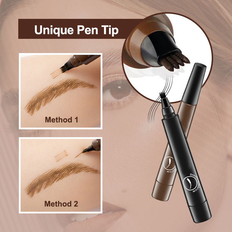 Hjmeta®🎁Buy 1 Get 1 Free🔥Waterproof Four-tip Beard and Eyebrow Pen✨