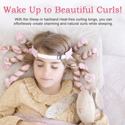 Hjmeta®💥HOT SALE💥Sleep-in hairband Heat-free curling tongs🧑‍🦱🥰