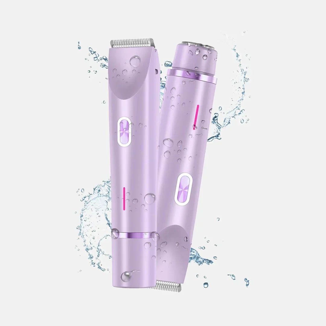 Hjmeta®🔥 2-in-1 Painless Bikini Hair Trimmer ✨ Upgraded version: LCD display + long battery life + powerful and quiet operation + full body hair removal