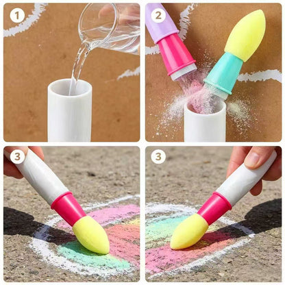 🎁Children's Day Gifts 🎨3 pcs Childrens Chalk Brush, Creative Painting Painting Set;
