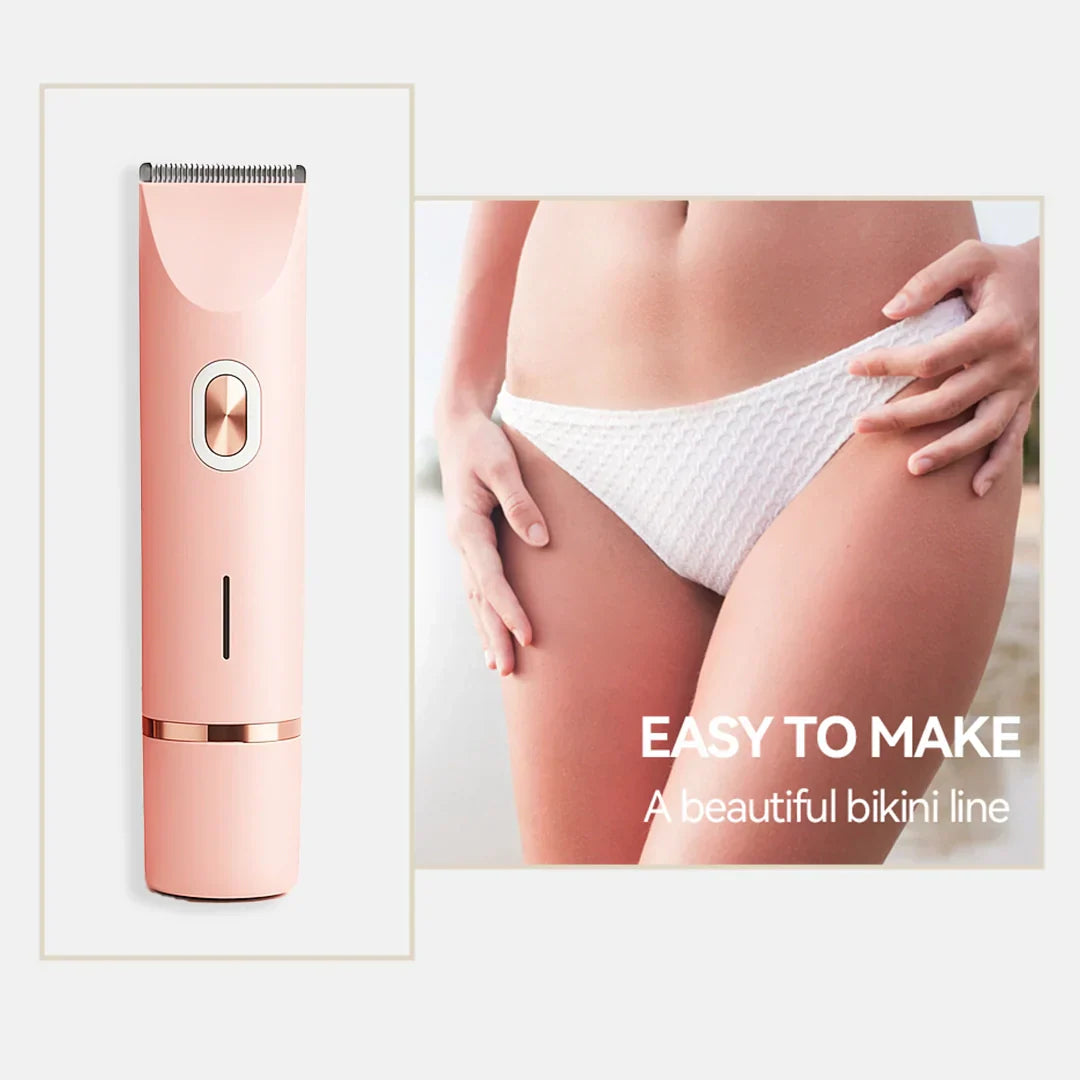 Hjmeta®🔥 2-in-1 Painless Bikini Hair Trimmer ✨ Upgraded version: LCD display + long battery life + powerful and quiet operation + full body hair removal