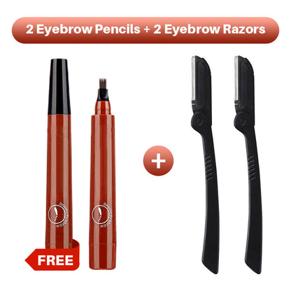 Hjmeta®🎁Buy 1 Get 1 Free🔥Waterproof Four-tip Beard and Eyebrow Pen✨