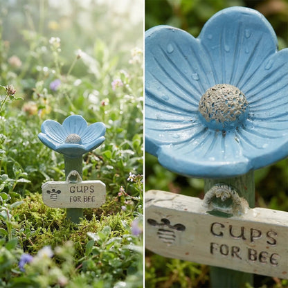 Hjmeta®🐝Flower-Shaped Bee Watering Station💧