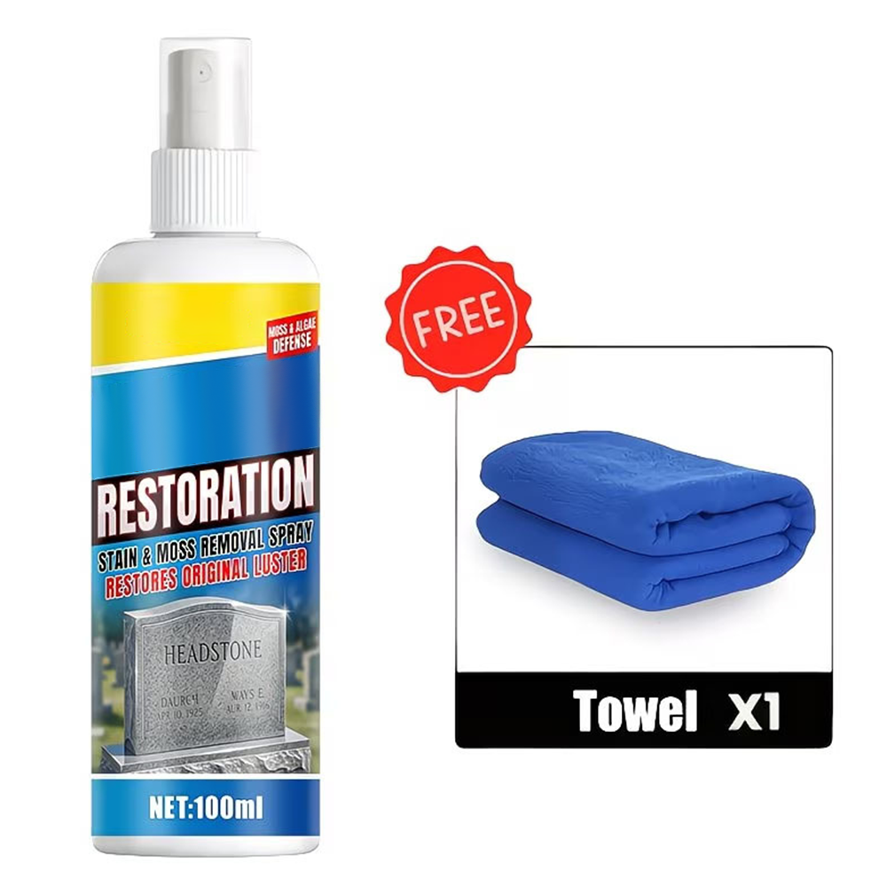 Hjmeta®-Headstone Cleaning & Restoration Spray – Remove Stains Instantly