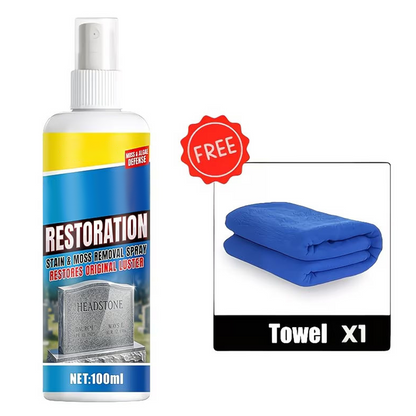 Hjmeta®-Headstone Cleaning & Restoration Spray – Remove Stains Instantly