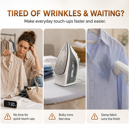 👚LAST DAY 50% OFF⚡Foldable Handheld Steamer with 180° Rotating Handle💥