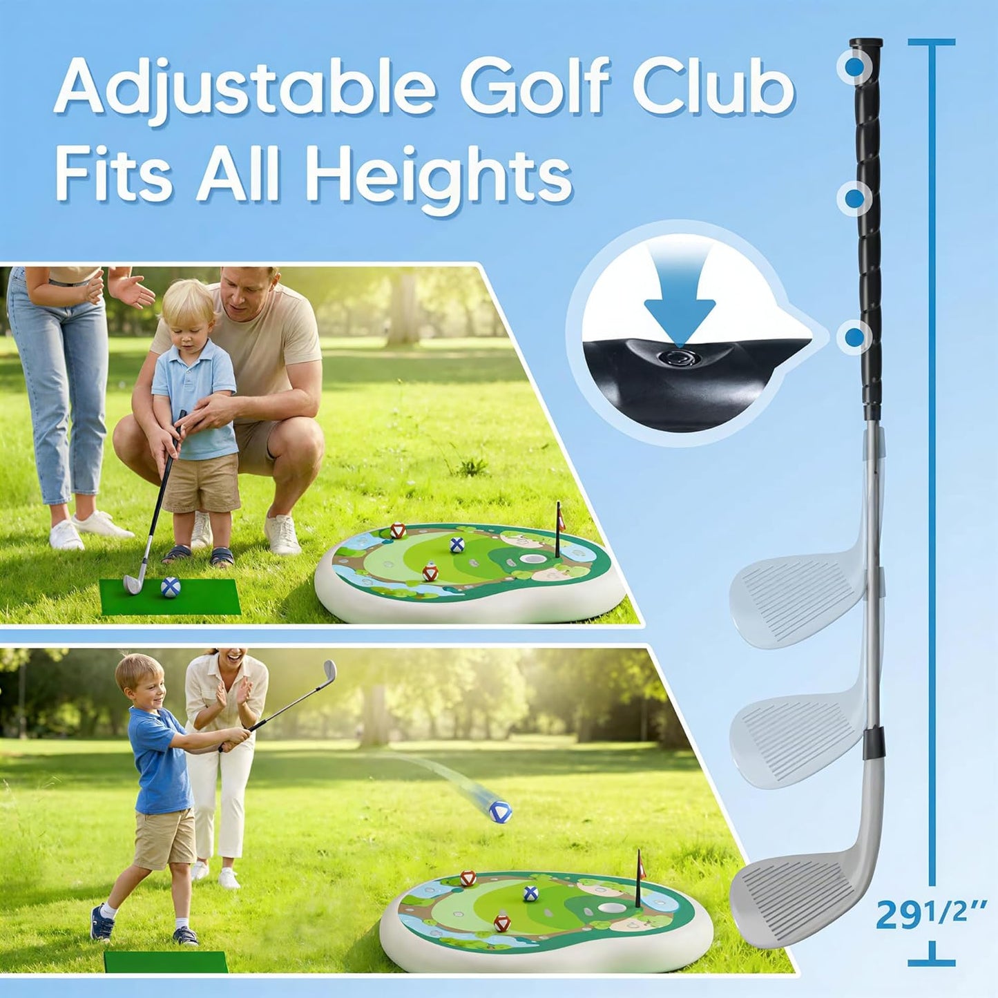 Children's Inflatable Golf Pool Toy