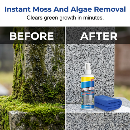 Hjmeta®-Headstone Cleaning & Restoration Spray – Remove Stains Instantly