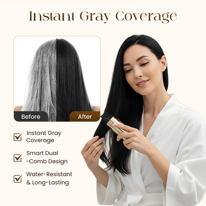 💖2-in-1 Convenient Hair Dye Comb For Gray Hair-Hjmeta®