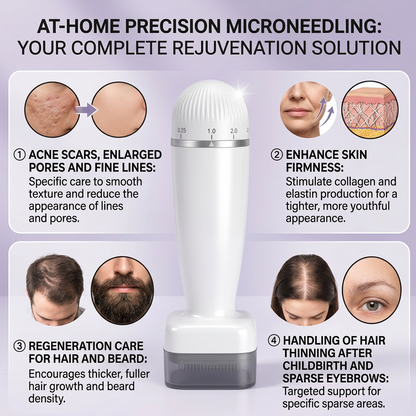 🔥 At-Home Precision Microneedling for Smoother Skin & Healthier-Looking Scalp