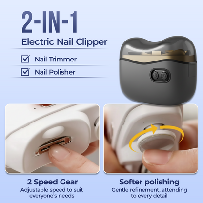 upsell-💅2026 Upgraded 2-in-1 Electric Nail Clipper & Polisher-Hjmeta®