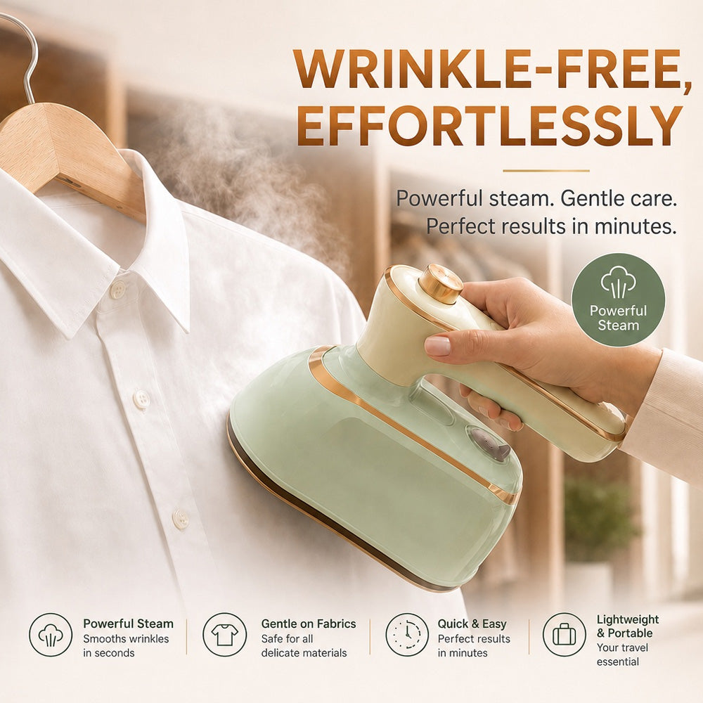 👚LAST DAY 50% OFF⚡Foldable Handheld Steamer with 180° Rotating Handle💥