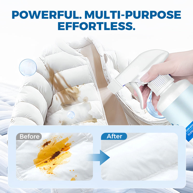 🔥40% OFF🎉All-in-One Powerful Stain Remover Clothes Dry-Clean Spray-Hjmeta®