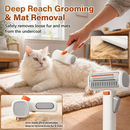 Hjmeta®🔥2026 SALE - 2-IN-1 Pet Self-Detangling & Grooming Comb