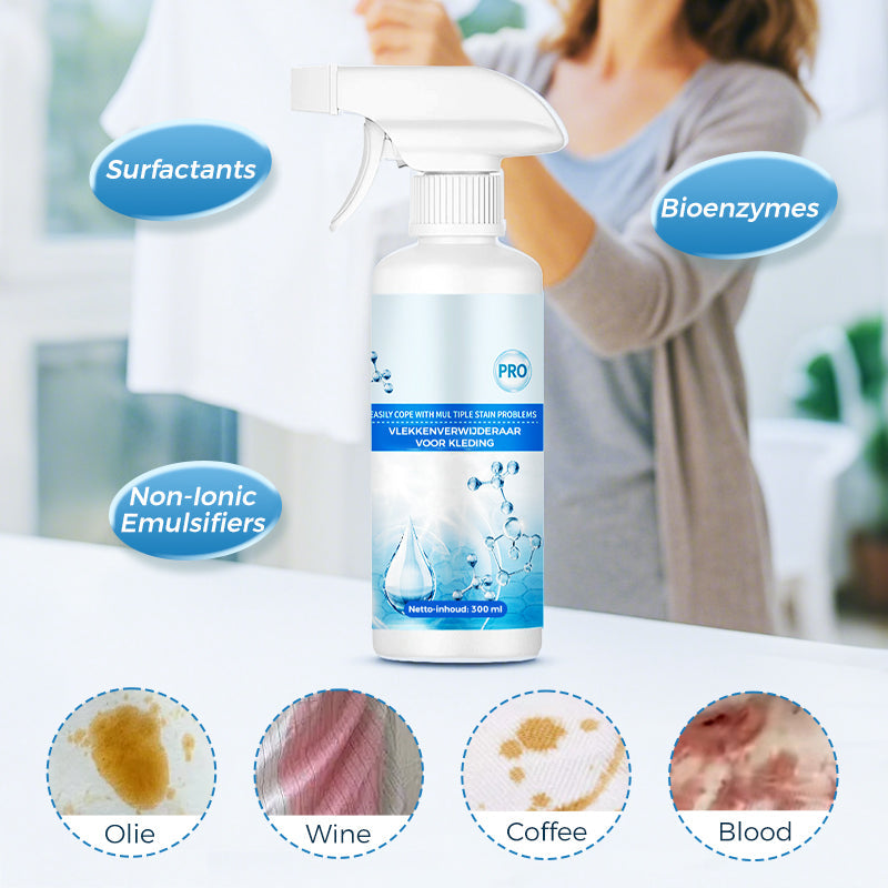 🔥40% OFF🎉All-in-One Powerful Stain Remover Clothes Dry-Clean Spray-Hjmeta®
