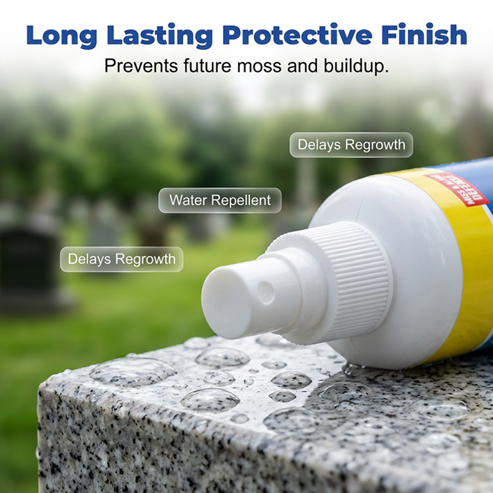 Hjmeta®-Headstone Cleaning & Restoration Spray – Remove Stains Instantly
