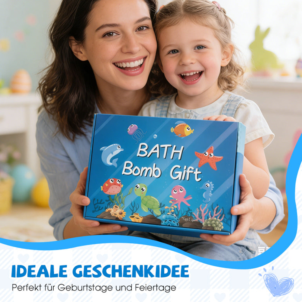 Hjmeta®12-Piece Bath Bomb Gift Set for Kids