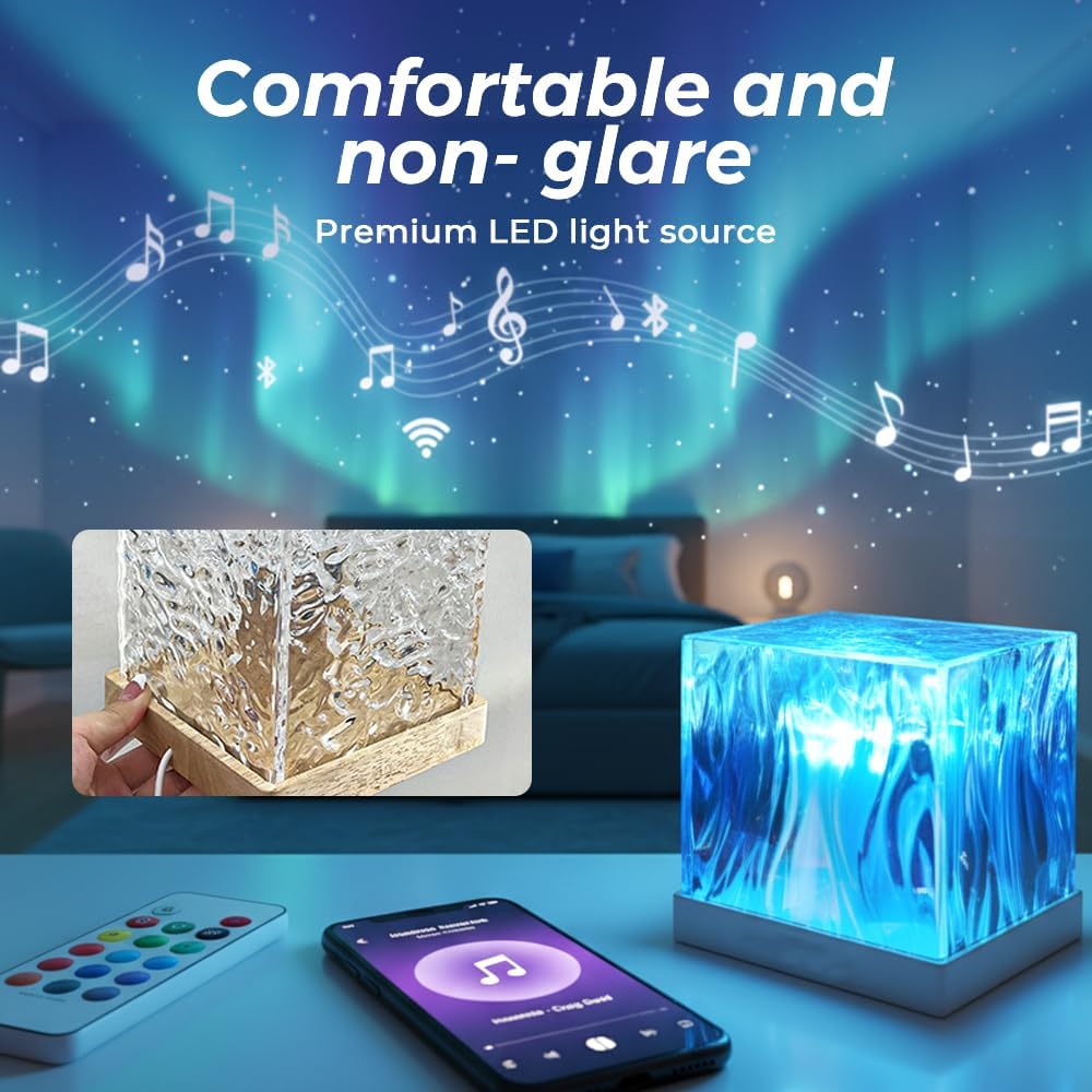 Hjmeta®Northern Dreamscape Projector, 2026 New16 Color Aurora Light Projector, Mood Lighting for Bedroom, Perfect Gifts for Teens, Aurora Lamp for Decoration