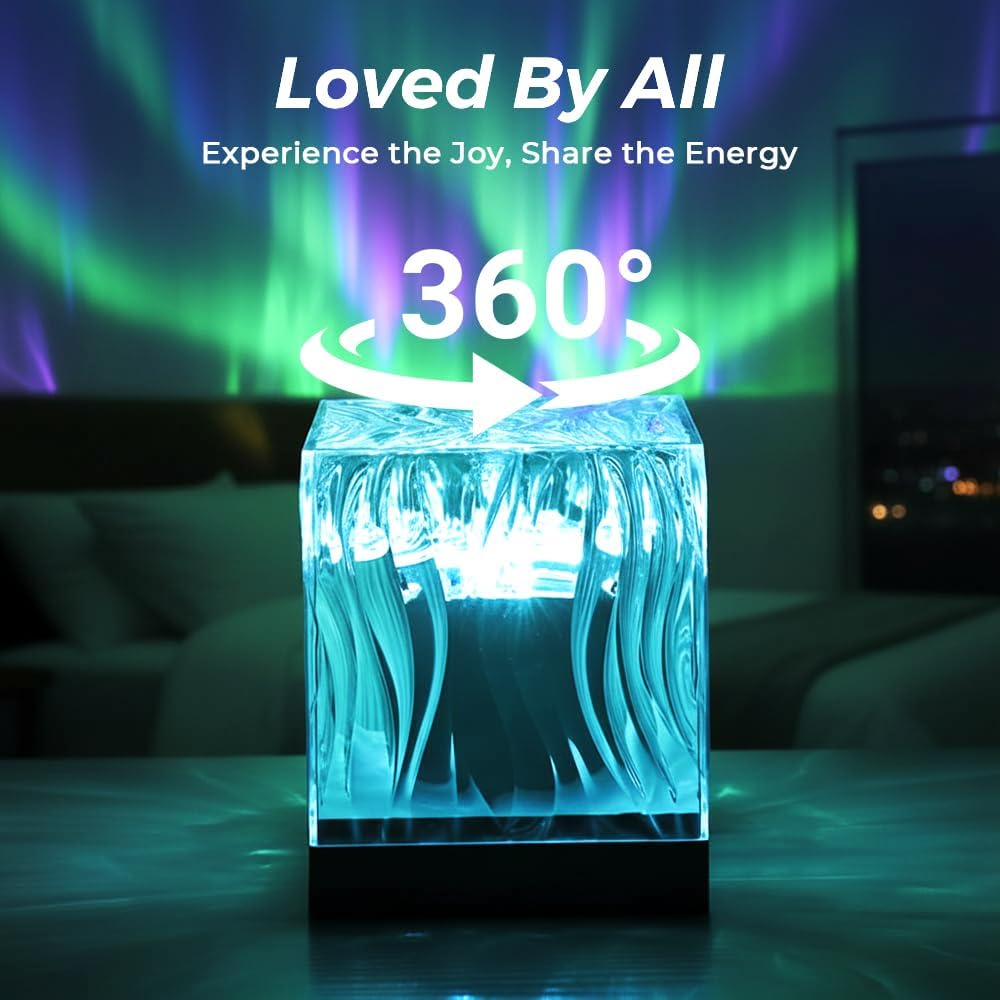 Hjmeta®Northern Dreamscape Projector, 2026 New16 Color Aurora Light Projector, Mood Lighting for Bedroom, Perfect Gifts for Teens, Aurora Lamp for Decoration