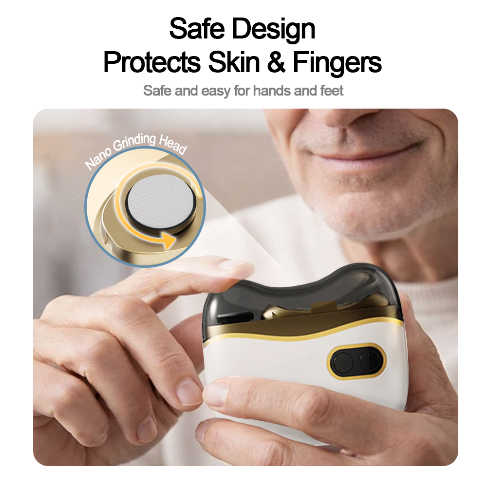 Hjmeta®🎁2-in-1 Electric Nail Clipper & Polisher ✨ Universal automatic nail file for adults and children👶