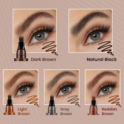 Hjmeta®🎁Buy 1 Get 1 Free🔥Waterproof Four-tip Beard and Eyebrow Pen✨
