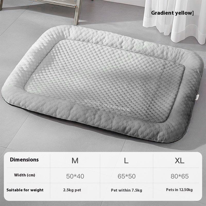 ❄️Pet Cooling Mat for Dogs & Cats 🐾  Naturally Cool Ice-Silk Pad • Breathable, Washable & Soft