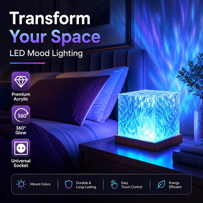 Hjmeta®✨ Northern Dreamscape Aurora Projector — Transform Your Room Into A Magical Aurora Escape | 16-Color Mood Lighting For Bedroom, Gaming Room & Gifts