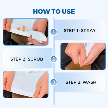 🔥40% OFF🎉All-in-One Powerful Stain Remover Clothes Dry-Clean Spray-Hjmeta®