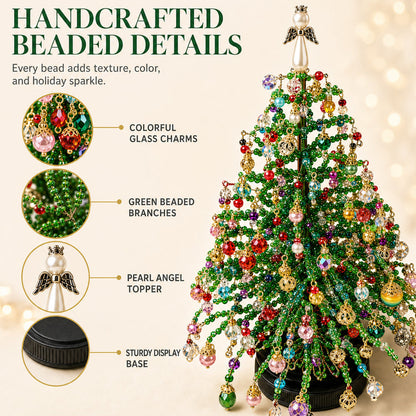 🎄✨ DIY Beaded Christmas Tree Kit – 🎅Create Your Own Sparkling Holiday Decoration