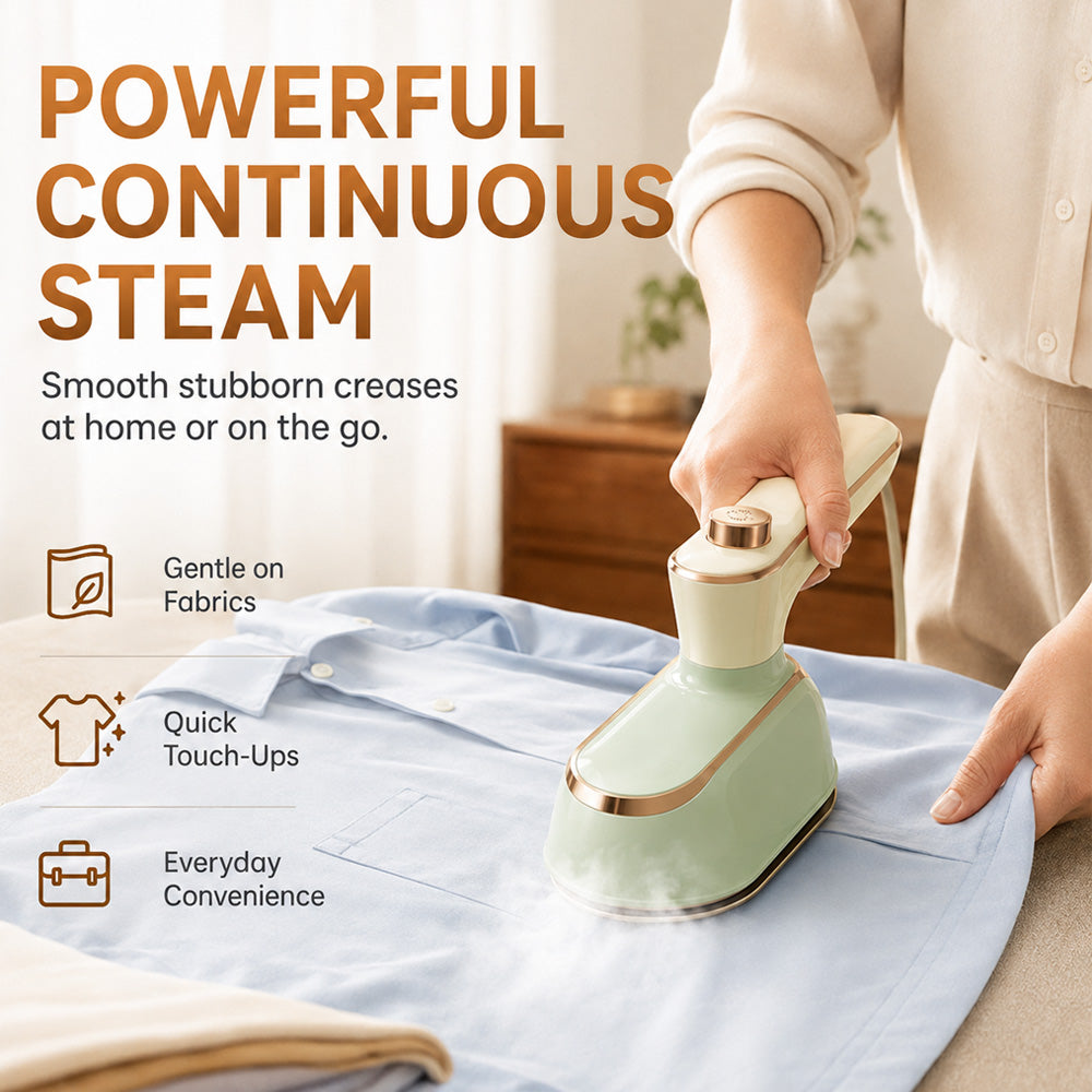 👚LAST DAY 50% OFF⚡Foldable Handheld Steamer with 180° Rotating Handle💥