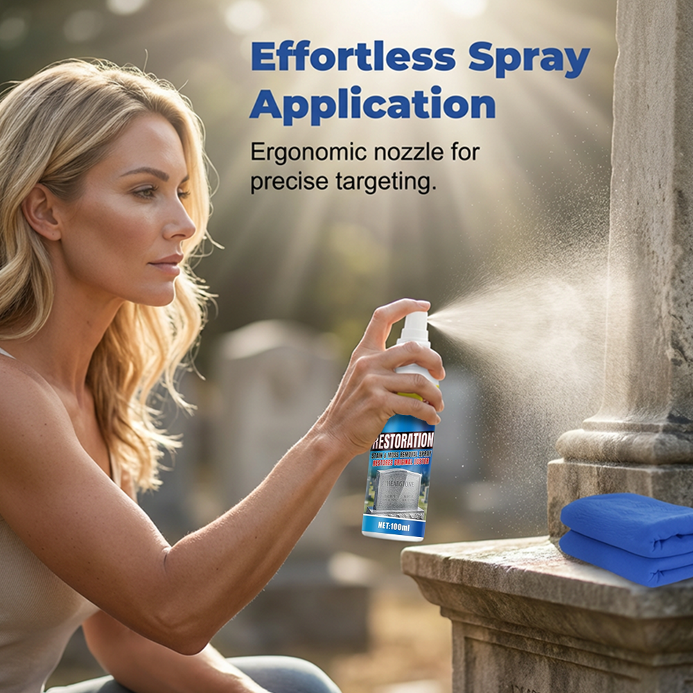 Hjmeta®-Headstone Cleaning & Restoration Spray – Remove Stains Instantly