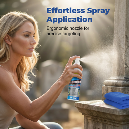 Hjmeta®-Headstone Cleaning & Restoration Spray – Remove Stains Instantly