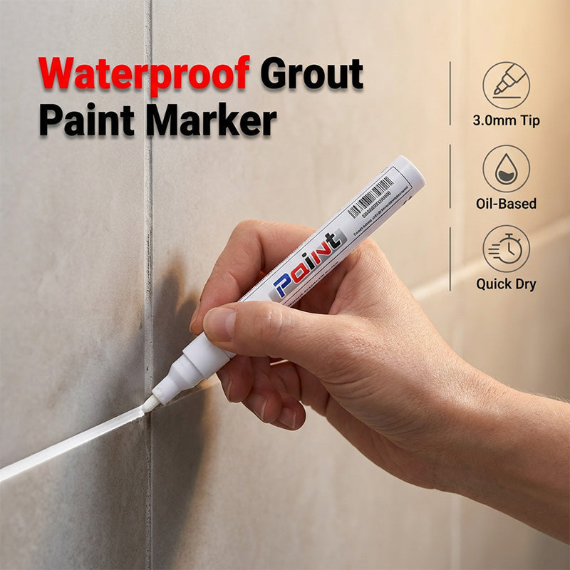 🔥Mold-resistant and waterproof ceramic tile grout pen-Hjmeta®