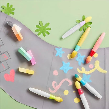 🎁Children's Day Gifts 🎨3 pcs Childrens Chalk Brush, Creative Painting Painting Set;