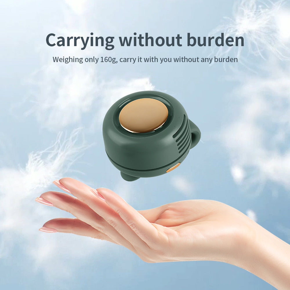 Hjmeta® ✨Mini portable fan, 🔋USB rechargeable handheld neck fan🎁