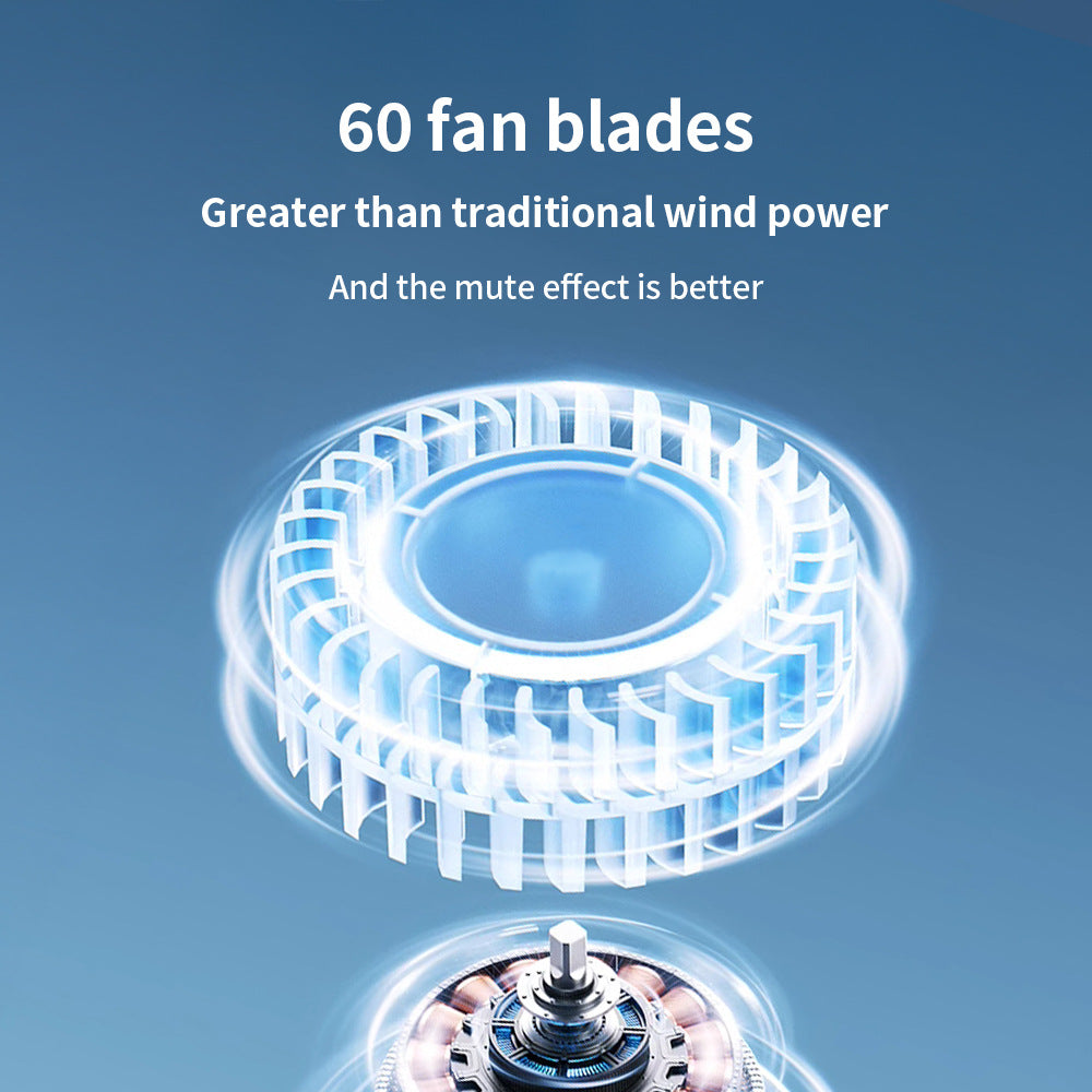 Hjmeta® ✨Mini portable fan, 🔋USB rechargeable handheld neck fan🎁