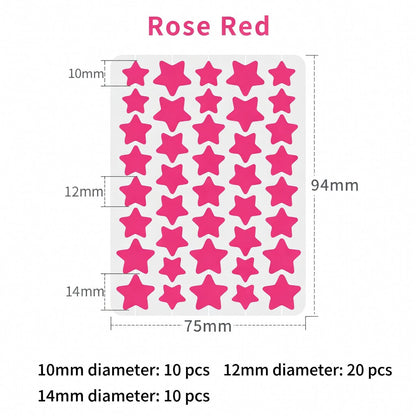 Devareon® 2-in-1 Microneedle & Hydrocolloid Star Patch 🌟 | Acne, Blackheads, Skin Tags & Raised Blemishes Remover 💫 | 6 Colors Pimple Patch for Face & Neck 🌸 | Invisible Star Zit Stickers ✨