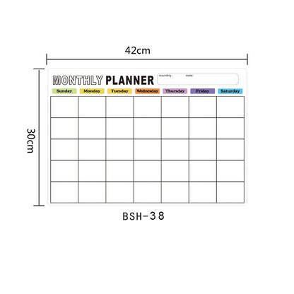 🌈Magnetic Calendar Board with Erasable Markers