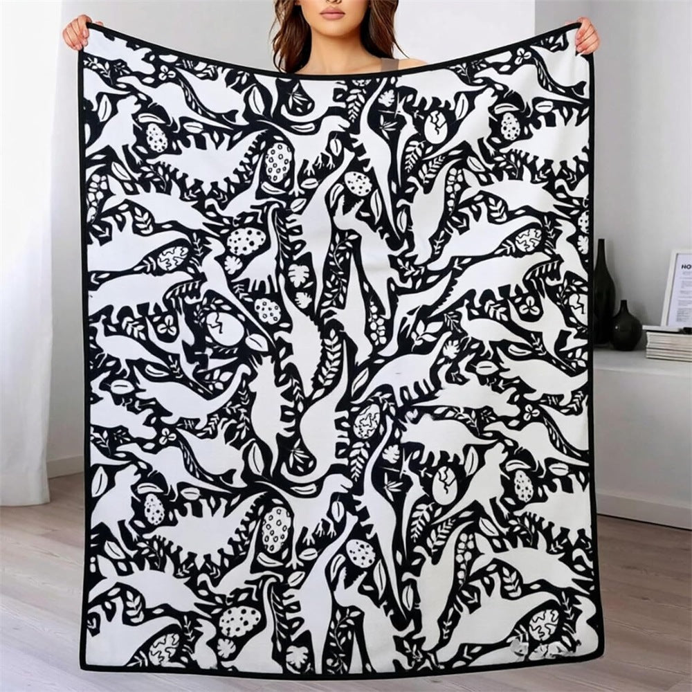 DIY Drawing Blanket (Optional 24-Color Marker Set) Create Your Art Blanket Washable Keepsake Blanket for Kids & Adults