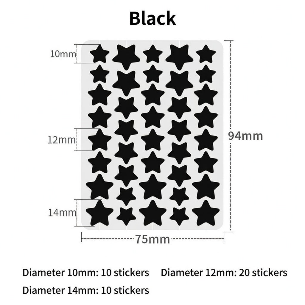 Devareon® 2-in-1 Microneedle & Hydrocolloid Star Patch 🌟 | Acne, Blackheads, Skin Tags & Raised Blemishes Remover 💫 | 6 Colors Pimple Patch for Face & Neck 🌸 | Invisible Star Zit Stickers ✨