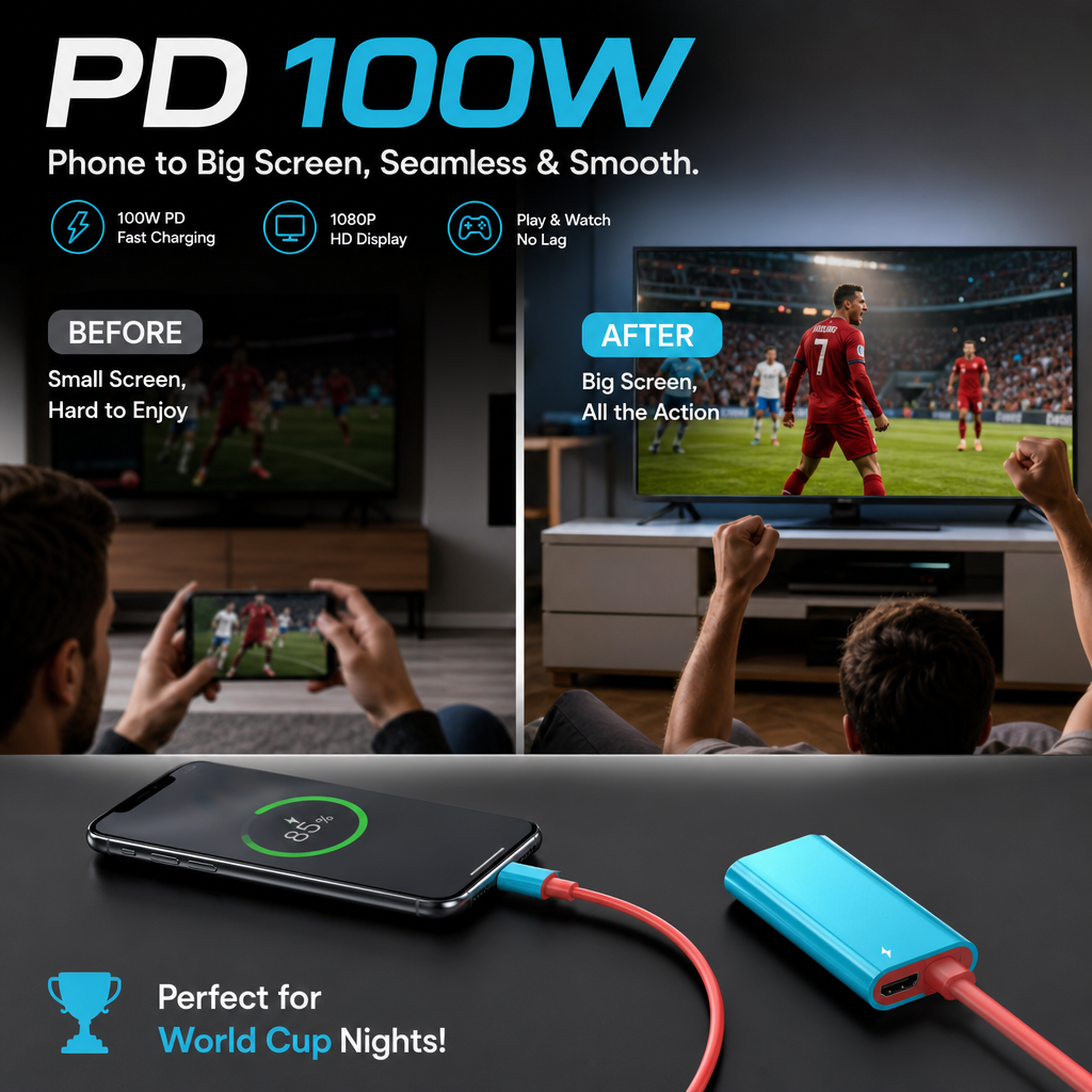 🔥 LIMITED-TIME 50% OFF! 🔥USB-C to HDMI Adapter Cable for Switch