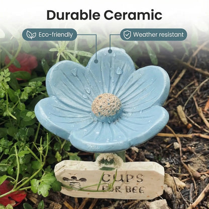Hjmeta®🐝Flower-Shaped Bee Watering Station💧