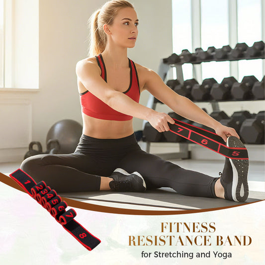 Hjmeta®🧘‍♀️ Stretch deeper, move more freely – Fitness resistance band for stretching and yoga, wherever you are