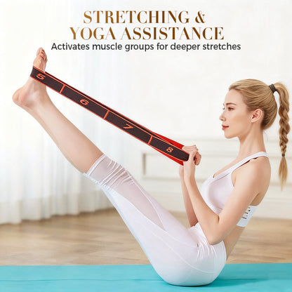 Hjmeta®🧘‍♀️ Stretch deeper, move more freely – Fitness resistance band for stretching and yoga, wherever you are