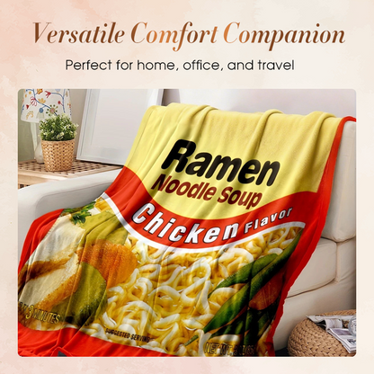 Hjmeta®💕Artistic Print Flannel Throw Blanket